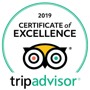 Certificado de Excelencia de TripAdvisor 2019